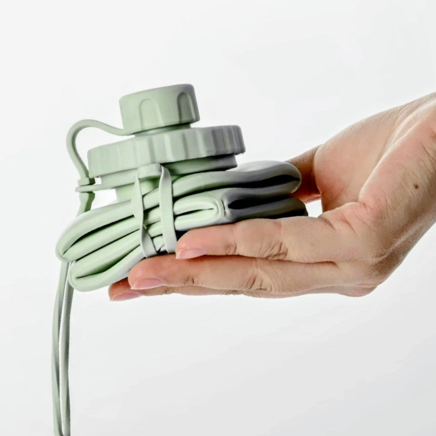 Gourde pliable en silicone